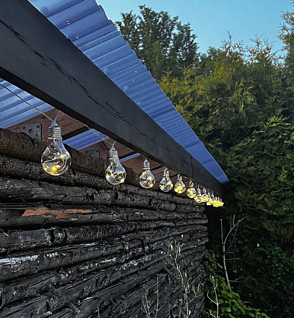 Solcelle lyskæder med LED pærer - flere varianter