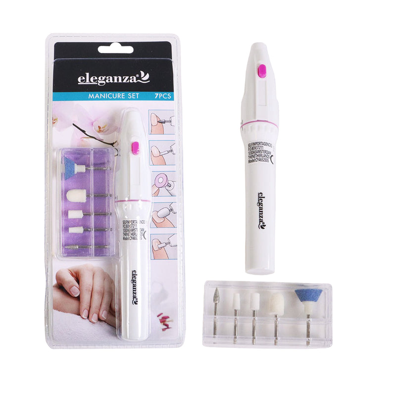 Elektronisk manicure Sæt, 7 dele